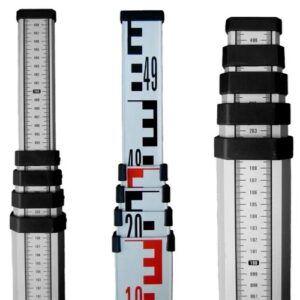 Aluminum leveling staff 7M